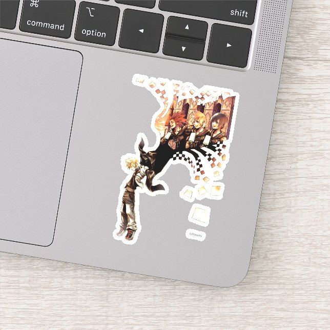 Kingdom Hearts: 358/2 Days | Roxas, Axel, & Xion Sticker (Detail)