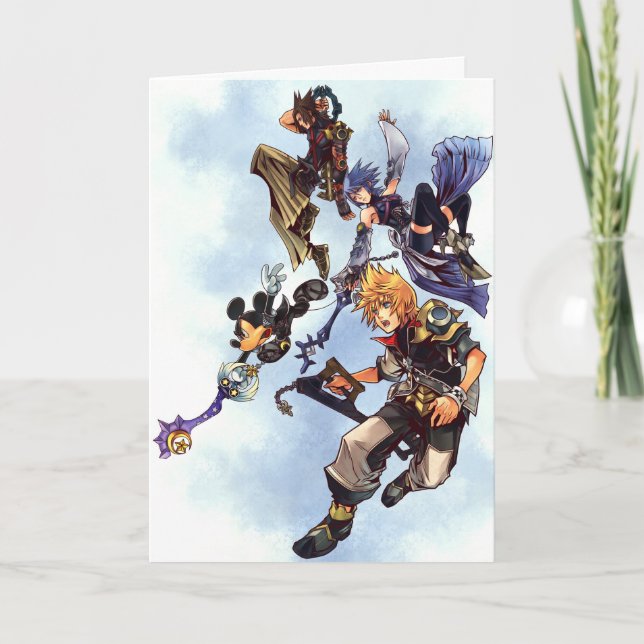 Kingdom Hearts: Birth by Sleep | Main Cast Box Art Card (Front)