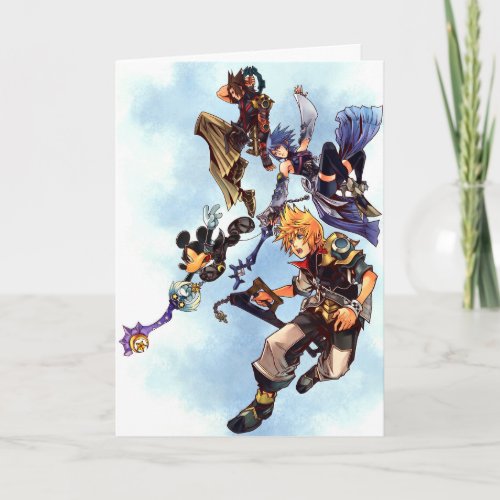 Kingdom Hearts Birth by Sleep  Main Cast Box Art Card