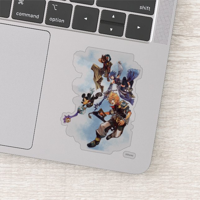 Kingdom Hearts: Birth by Sleep | Main Cast Box Art Sticker (Detail)