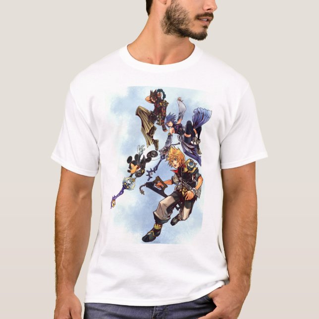 Kingdom Hearts: Birth by Sleep | Main Cast Box Art T-Shirt (Front)