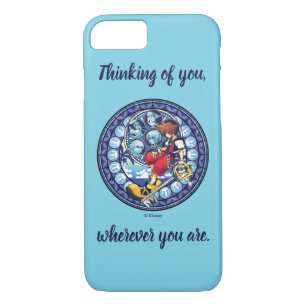 Kingdom Hearts Blue Stained Glass Key Art iPhone 8/7 Case
