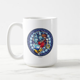 Kingdom Hearts Blue Stained Glass Key Art Coffee Mug