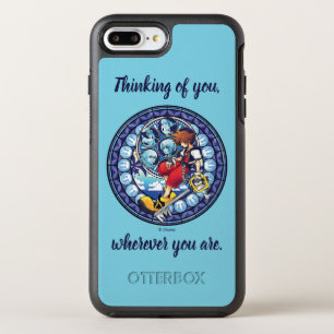 Kingdom Hearts Blue Stained Glass Key Art OtterBox Symmetry iPhone 8 Plus/7 Plus Case