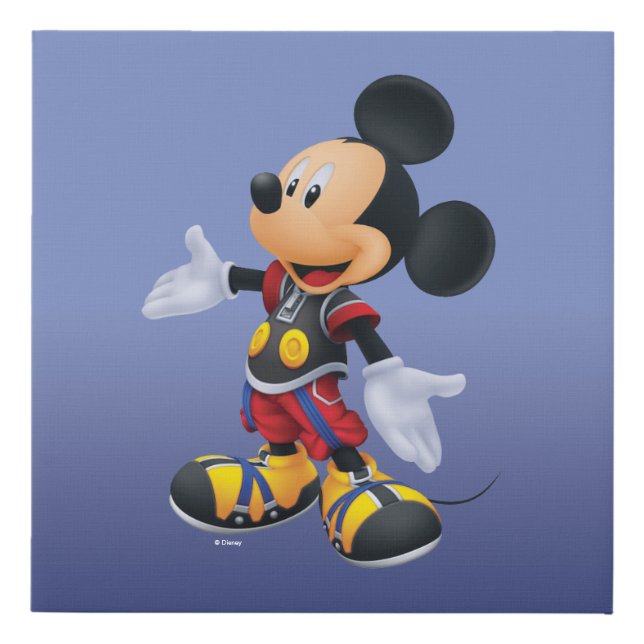 Kingdom Hearts: Chain of Memories | King Mickey Faux Canvas Print (Front)