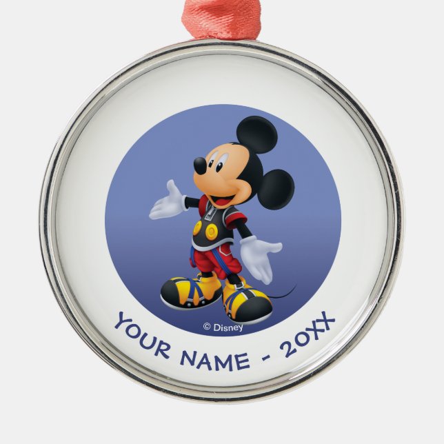 Kingdom Hearts: Chain of Memories | King Mickey Metal Ornament (Front)