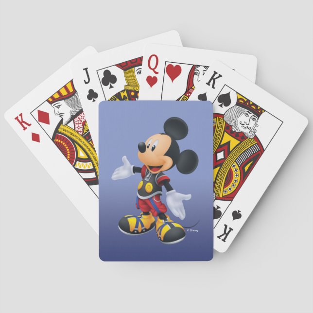 Kingdom Hearts: Chain of Memories | King Mickey Poker Cards (Back)