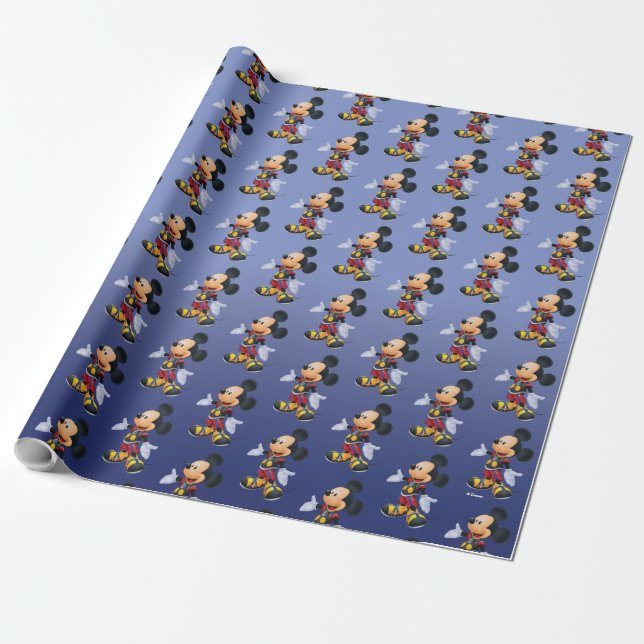 Kingdom Hearts: Chain of Memories | King Mickey Wrapping Paper (Unrolled)