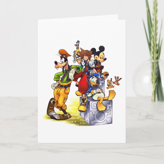 Kingdom Hearts: coded | Group Key Art Card (Front)