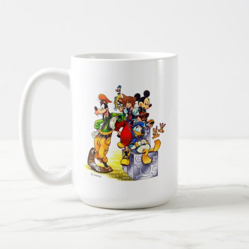 Kingdom Hearts coded  Group Key Art Coffee Mug