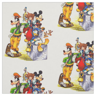 Kingdom Hearts: coded | Group Key Art Fabric