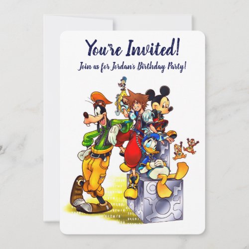 Kingdom Hearts coded  Group Key Art Invitation