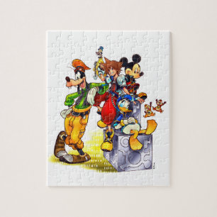 Kingdom Hearts: coded   Group Key Art Jigsaw Puzzle