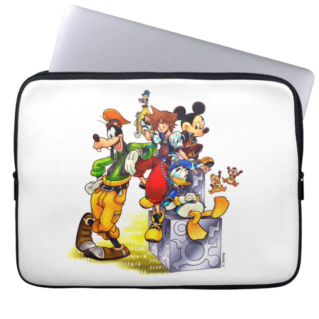 Kingdom Hearts: coded | Group Key Art Laptop Sleeve (Front)