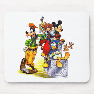 Kingdom Hearts: coded   Group Key Art Mouse Pad