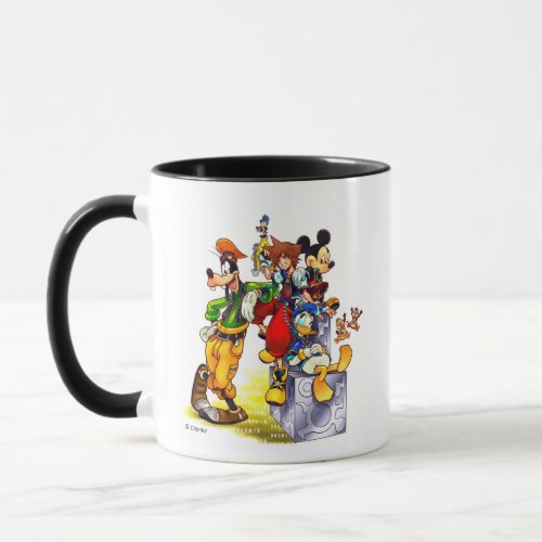 Kingdom Hearts coded  Group Key Art Mug