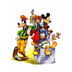 Kingdom Hearts: coded | Group Key Art Poster