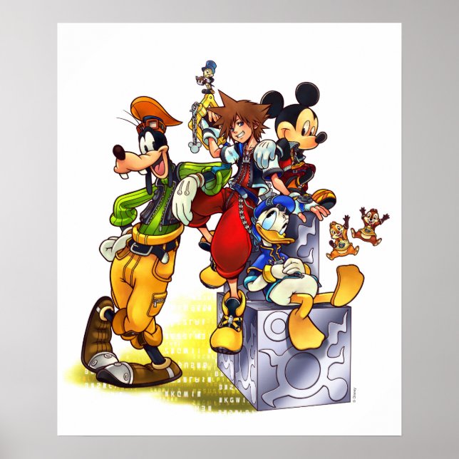 Kingdom Hearts: coded | Group Key Art Poster (Front)