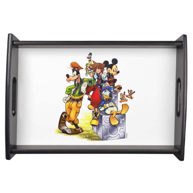 Kingdom Hearts: coded | Group Key Art Serving Tray (Front)