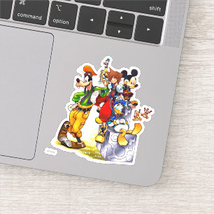 Kingdom Hearts: coded Group Key Art Sticker