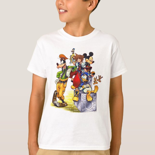 Kingdom Hearts: coded | Group Key Art T-Shirt (Front)