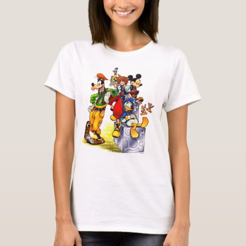 Kingdom Hearts coded  Group Key Art T_Shirt