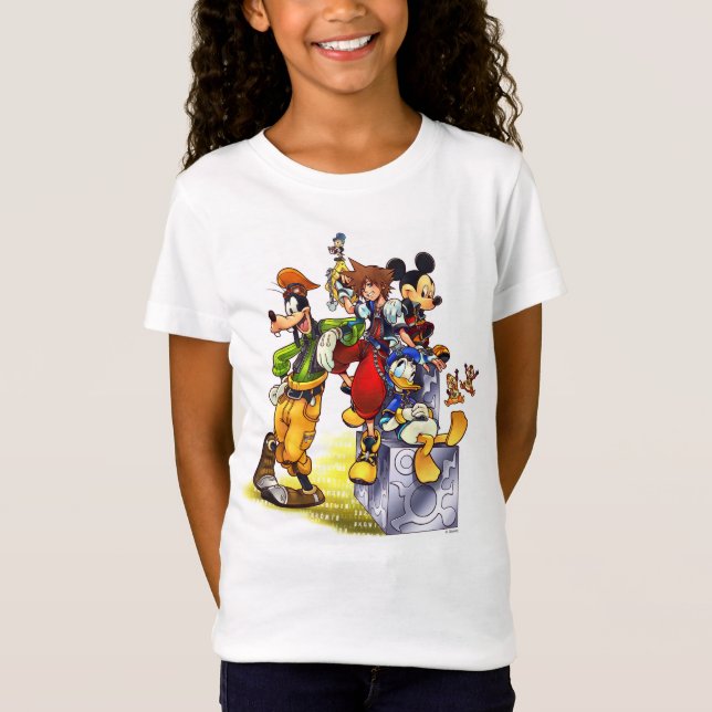 Kingdom Hearts: coded | Group Key Art T-Shirt (Front)