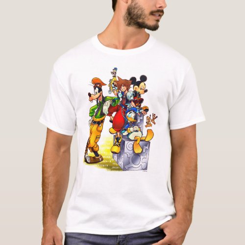 Kingdom Hearts coded  Group Key Art T_Shirt