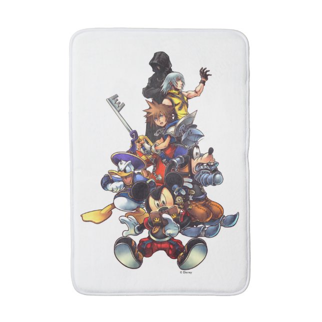 Kingdom Hearts: coded | Main Cast Key Art Bath Mat (Front Vertical)