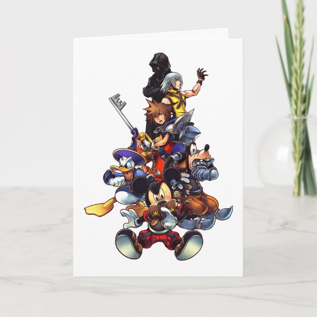 Kingdom Hearts: coded | Main Cast Key Art Card (Front)