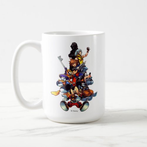 Kingdom Hearts coded  Main Cast Key Art Coffee Mug