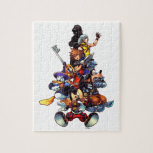 Kingdom Hearts: coded   Main Cast Key Art Jigsaw Puzzle