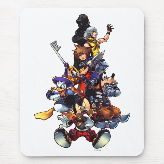 Kingdom Hearts: coded | Main Cast Key Art Mouse Pad (Front)