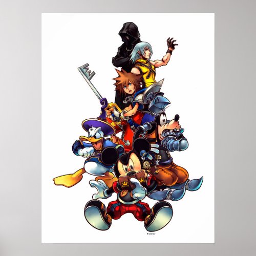 Kingdom Hearts coded  Main Cast Key Art Poster