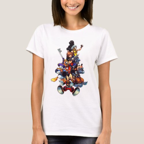 Kingdom Hearts coded  Main Cast Key Art T_Shirt