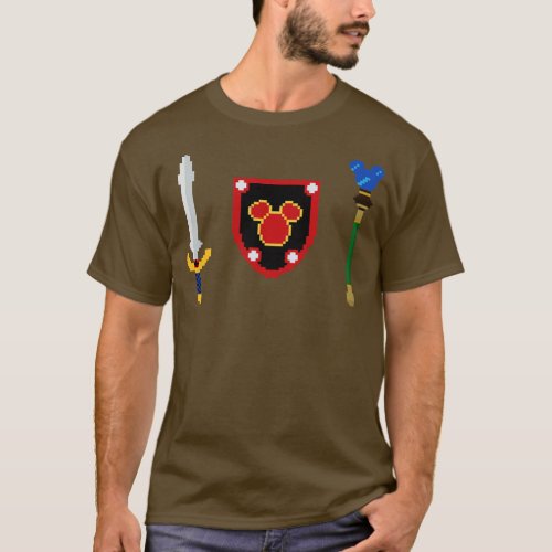 Kingdom Hearts Dream Weapons Pixel Art T_Shirt