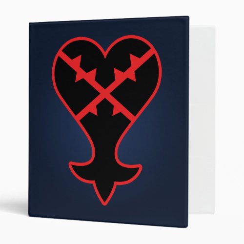 Kingdom Hearts  Emblem Heartless Symbol 3 Ring Binder