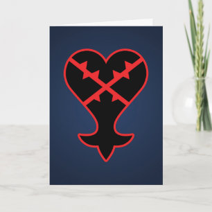 Kingdom Hearts Emblem Heartless Symbol Card