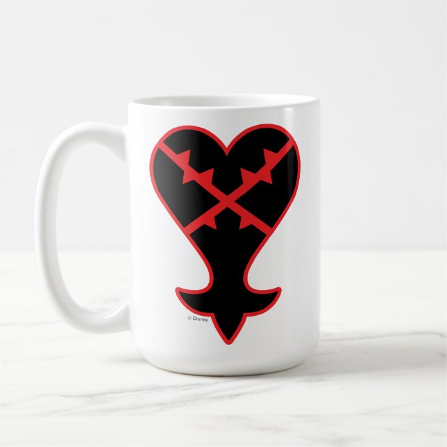 Kingdom Hearts | Emblem Heartless Symbol Coffee Mug (Left)