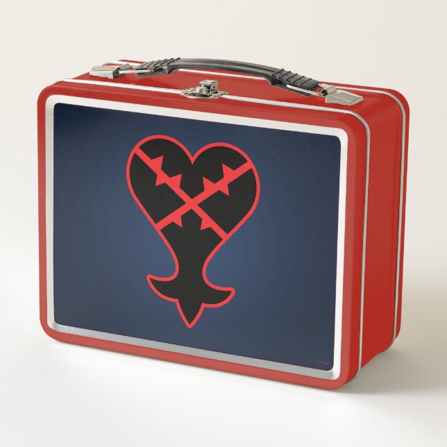 Kingdom Hearts | Emblem Heartless Symbol Metal Lunch Box (Front)