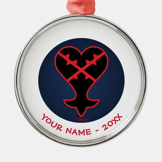 Kingdom Hearts | Emblem Heartless Symbol Metal Ornament (Front)
