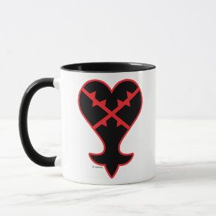 Kingdom Hearts Emblem Heartless Symbol Mug