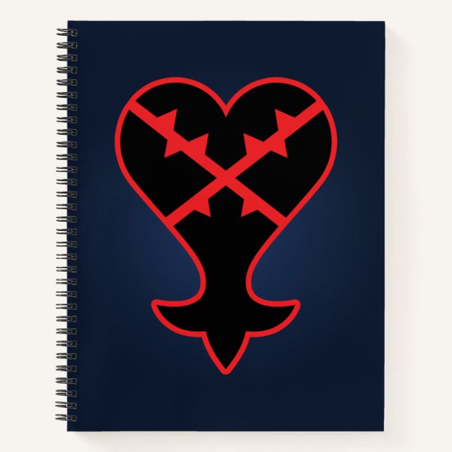 Kingdom Hearts | Emblem Heartless Symbol Notebook (Front)