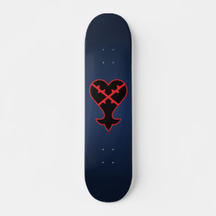 Kingdom Hearts   Emblem Heartless Symbol Skateboard