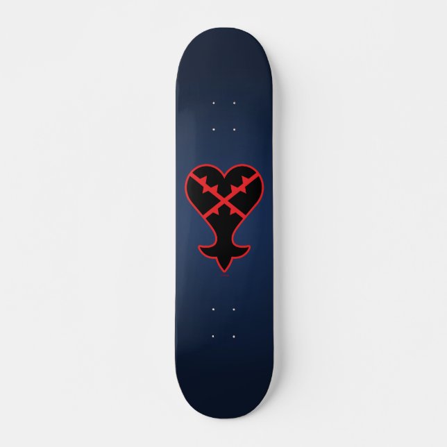 Kingdom Hearts | Emblem Heartless Symbol Skateboard (Front)