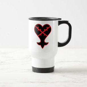 Kingdom Hearts   Emblem Heartless Symbol Travel Mug