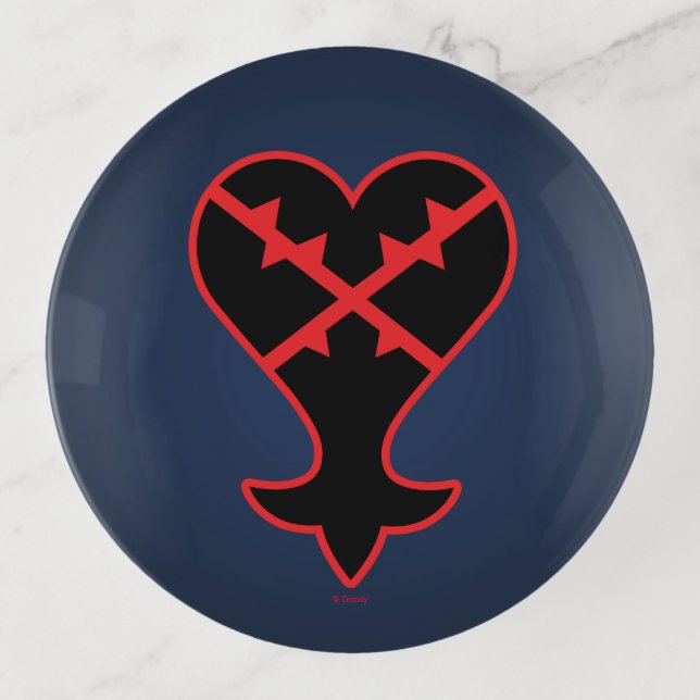 Kingdom Hearts | Emblem Heartless Symbol Trinket Tray (Front)