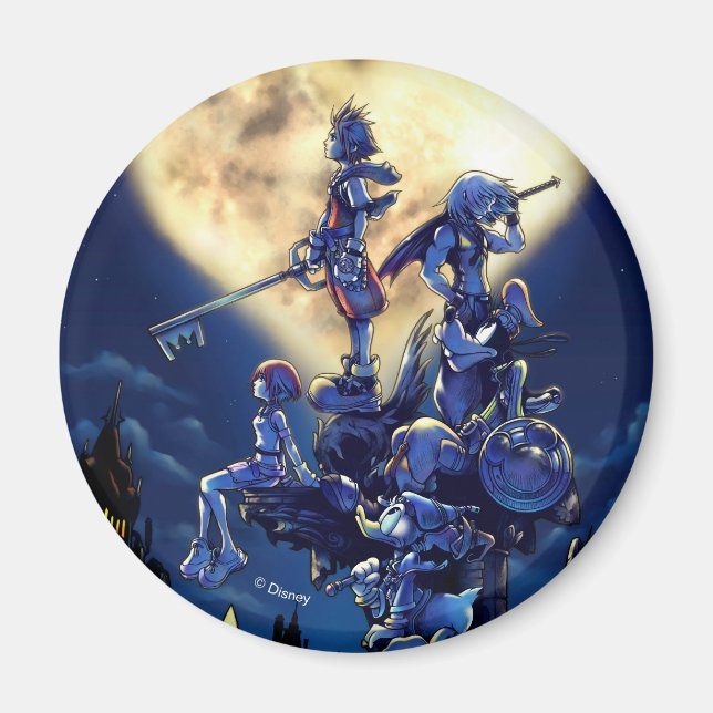 Kingdom Hearts | Heart Moon Box Art Magnet (Front)