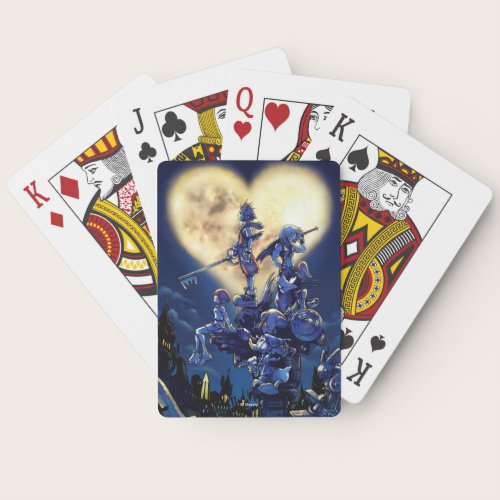 Kingdom Hearts | Heart Moon Box Art Poker Cards Kingdom Hearts | Heart Moon Box Art Poker Cards