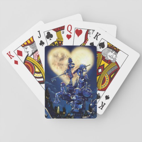 Kingdom Hearts  Heart Moon Box Art Poker Cards